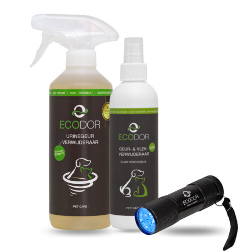 Комбиниран пакет за премахване на миризма от урина + детектор за петна